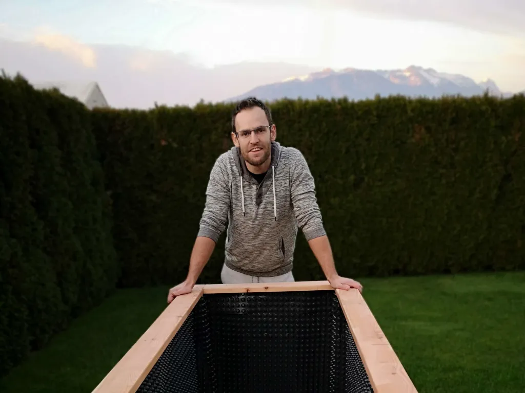 Klemen Jenc pri visoki gredi Woody